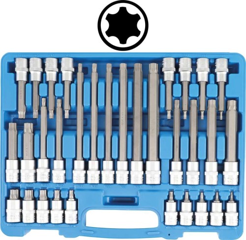 Nasadki Torx-Plus 1/2" TP20-TP70, 32 el.