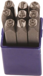 Numeratory - cyfry - wysokość 3 mm