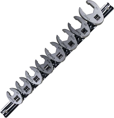 Nasadki odgięte 3/8", 1/2"-7/8", 8 szt.