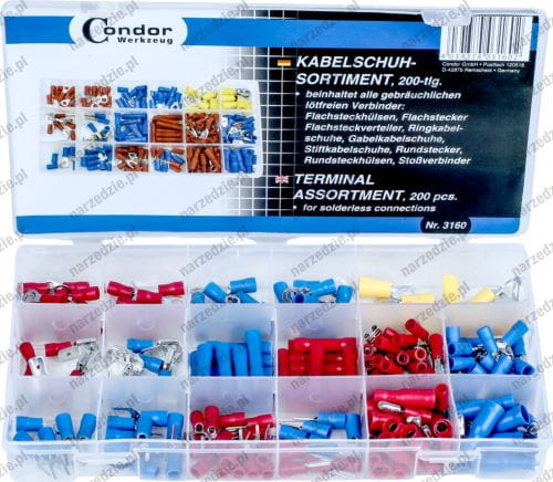C.3160 Konektory elektryczne 200 szt.