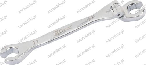 C.4079-11 Klucz oczkowy otwarty z przegubem 11 mm