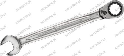 C.4160-19 Klucz oczk. płaski 19 mm z grzechotką, wzmocniony