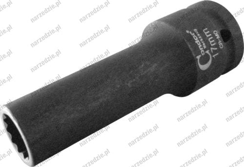 C.5220-17 Nasadka udarowa 3/4", 17 mm, 12-kątna, długa