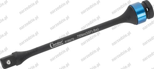 C.8190-75 Przedłużka udarowa z ogranicznikiem momentu do 120 Nm, 1/2", 200 mm