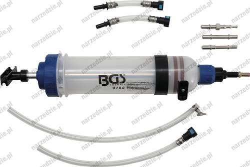 B.9782 Pompka ręczna strzykawka, 1500 ml, z adapterami