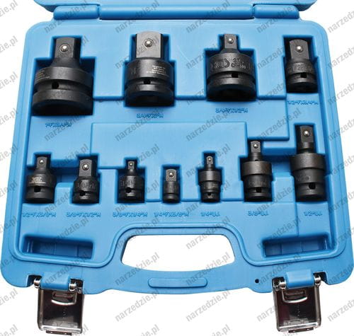B.25140 Adaptery udarowe 1/4"-1" 11 cz.
