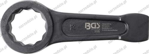 B.35175 Klucz oczkowy do pobijania 75 mm