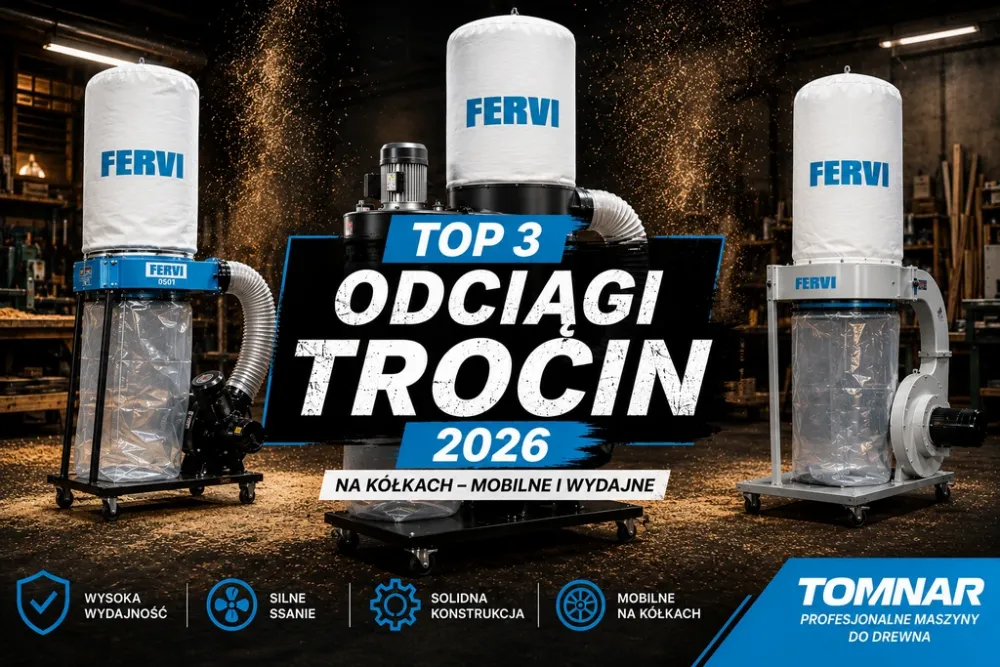 Najlepszy odciąg trocin i wiórów na kółkach – TOP 3 modele