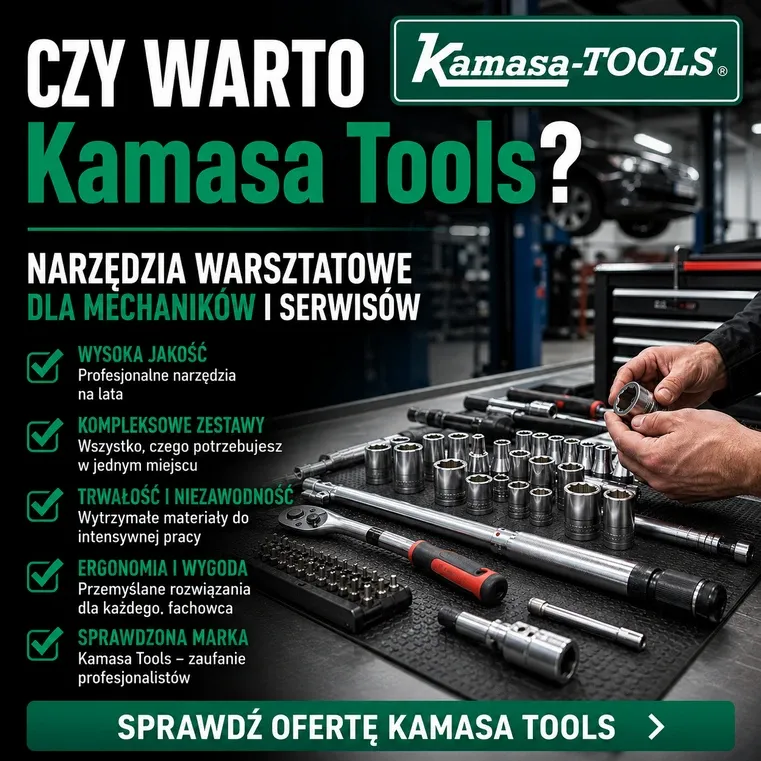 Czy warto Kamasa Tools? Narzędzia warsztatowe dla mechaników i serwisów