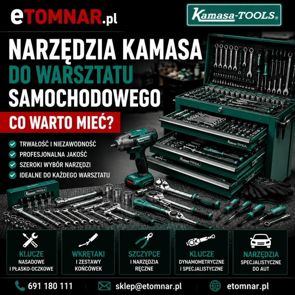 Narzędzia Kamasa do warsztatu samochodowego - co warto mieć?
